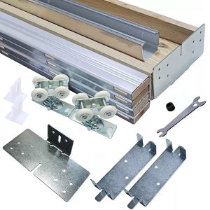 2x6 150LBS Pocket Door Hardware Frame Kit