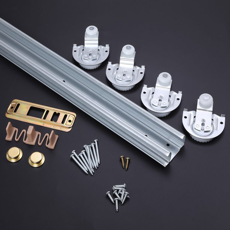 60 LBS 2 Doors Sliding Door Hardware Kit – Dial Adjust