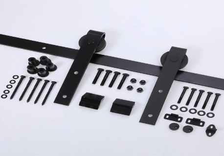 Barn Door Hardware Kit Bent Strap-Oil bronze 001